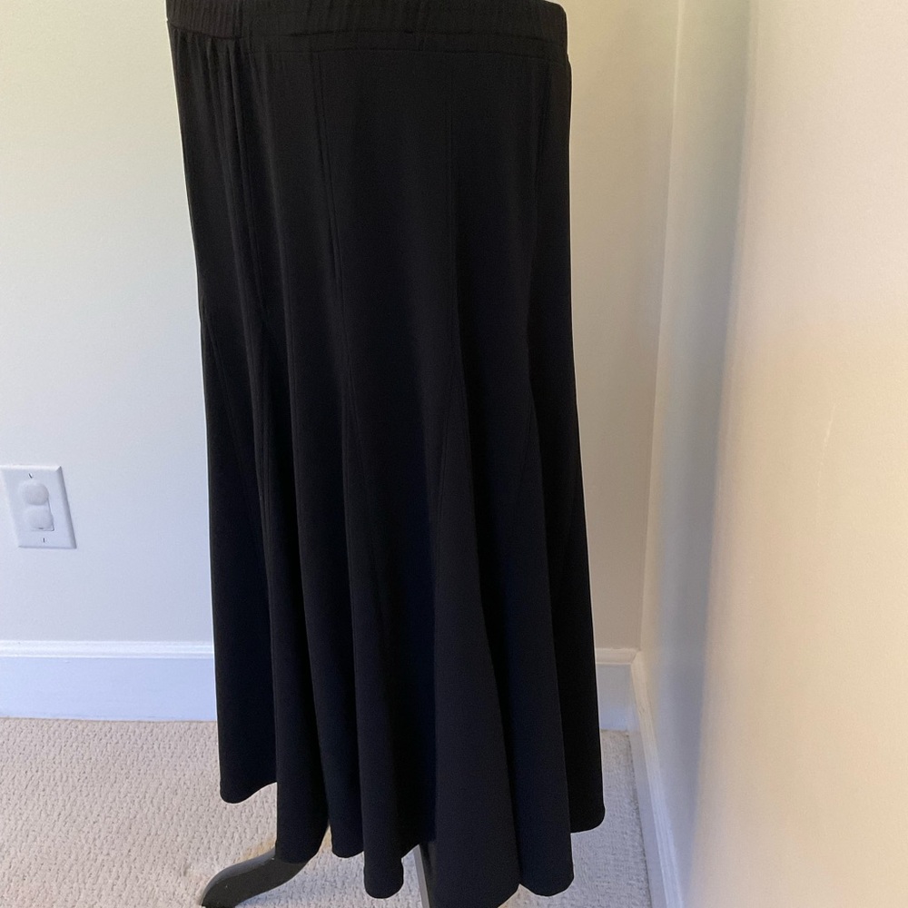 Grace Elements Classic Black Mid-Length Skirt - image 3
